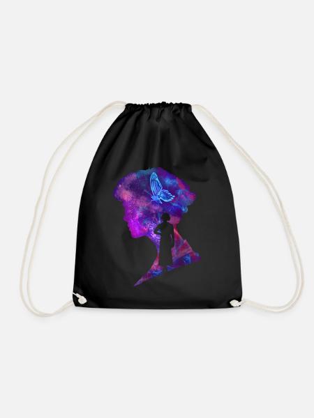 Fantastic Beasts Queenie Goldstein Silhouette - Drawstring Bag - black