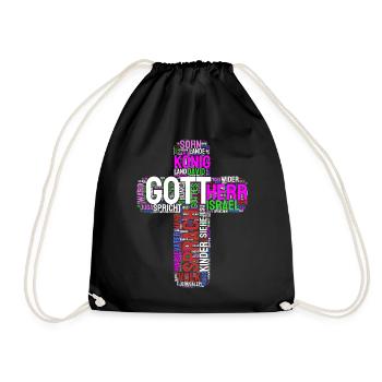 The Bible - Drawstring Bag - black - Front