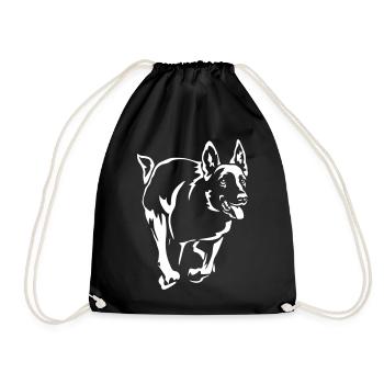 Malinois « Black Edition » - Sac de sport léger - noir - Devant