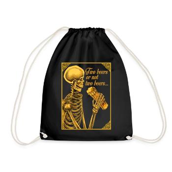 DEUX BIÈRES OU PAS DEUX BIÈRES - Sac de sport léger - noir - Devant