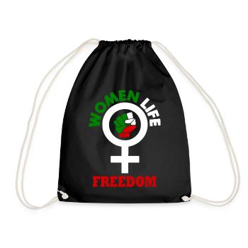 Women life freedom - Sac de sport léger - noir - Devant