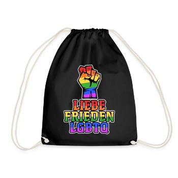 Déclaration d’égalité Love Lgbt Pride - Sac de sport léger - noir - Devant