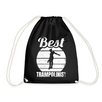 Drôle de pull trampoline - Sac de sport léger - noir - Devant