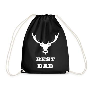 Meilleur papa Papa - Sac de sport léger - noir - Devant