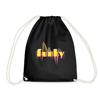 funky - Sac de sport léger - noir - Devant