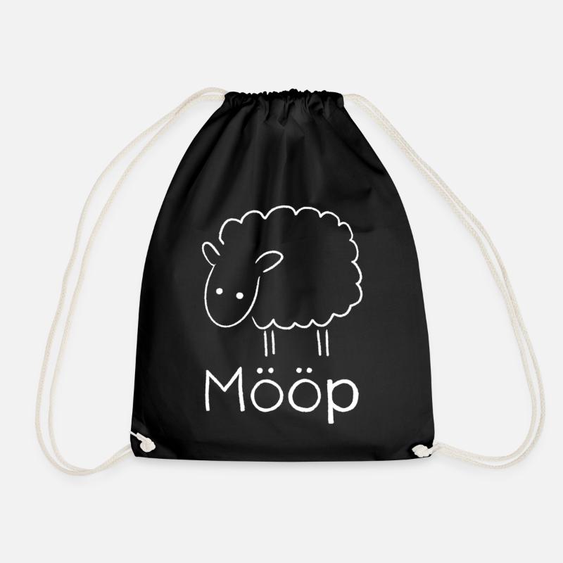 Mööp - Drawstring Bag - black