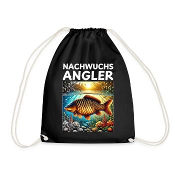 Jeunes pêcheurs - Carpe - Sac de sport léger - noir - Devant