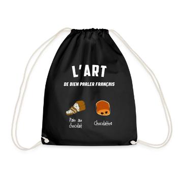 Fierté Sud Ouest Geschenkidee - Turnbeutel - Schwarz - Vorne