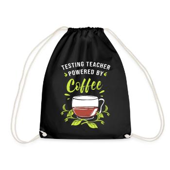 Teacher Exam - Drawstring Bag - black - Front