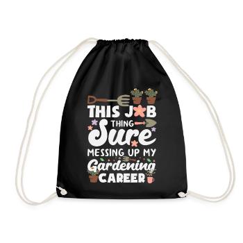 Garden & Plant Lovers Gifts - Drawstring Bag - black - Front