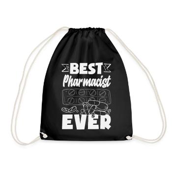 Pharmacist Pharmaceutical Technical - Drawstring Bag - black - Front