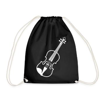Don musical pour violon et violon - Sac de sport léger - noir - Devant