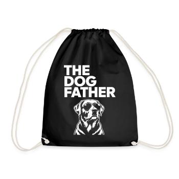 Labrador Retriever The Dog Father Dog Owner - Drawstring Bag - black - Front