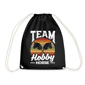 Team Hobby Horse Pferdesport - Turnbeutel - Schwarz - Vorne