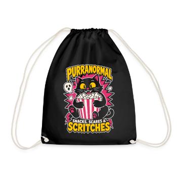 Griffes Purranormales Chat Horreur - Sac de sport léger - noir - Devant