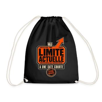 Ma limite actuelle expire bientôt - Sac de sport léger - noir - Devant