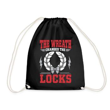 Kranzhumor – The Wreath Changed the Locks - Turnbeutel - Schwarz - Vorne