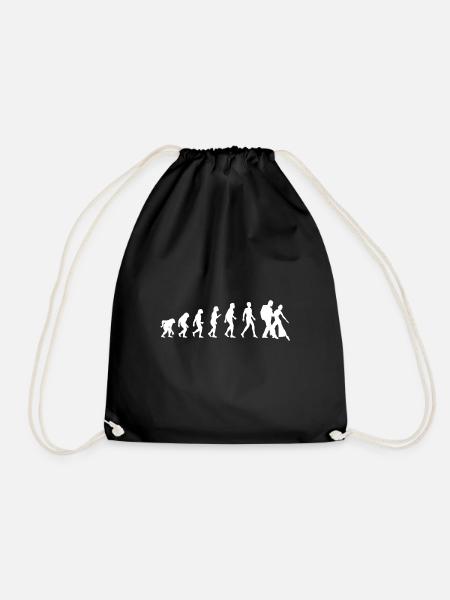 Salsa Evolution Salsa Tänzerin Geschenk - Turnbeutel - Schwarz