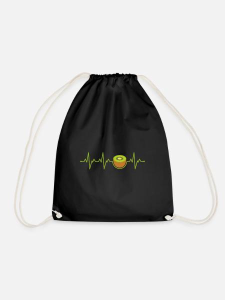 Kiwi - Turnbeutel - Schwarz