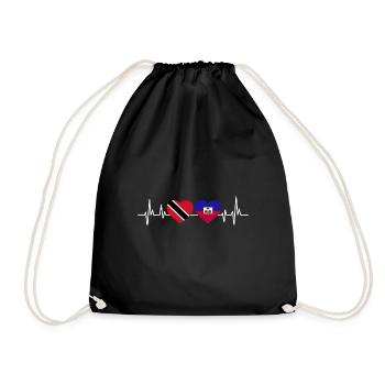 Drapeau de Trinité-et-Tobago - Sac de sport léger - noir - Devant
