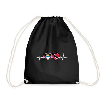 Drapeau d’Antigua-et-Barbuda - Sac de sport léger - noir - Devant