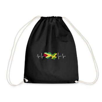 Guyana Flag Guyanais Guyanais - Sac de sport léger - noir - Devant