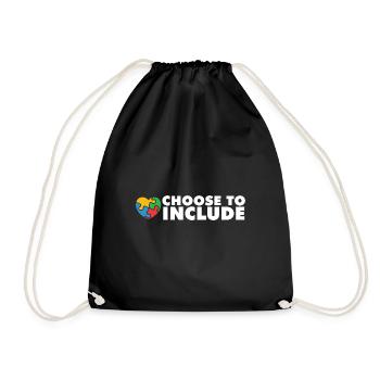 Enseignant accéléré Choisissez d’inclure J’encourage - Sac de sport léger - noir - Devant