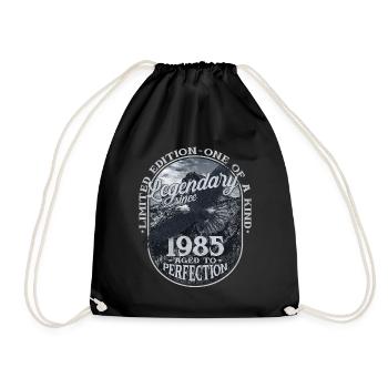 Legendär seit 1985 - Turnbeutel - Schwarz - Vorne