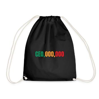 Entrepreneurs Business Lifestyle Cadeaux I - Sac de sport léger - noir - Devant