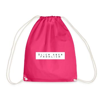 IN DER WERKSTATT IST ES ÖLIG - Turnbeutel - Fuchsia - Vorne