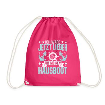 Capitaine de péniche Propriétaire de bateau Permis bateau pour - Sac de sport léger - fuchsia - Devant