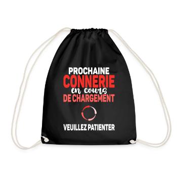 Connerie En Cours Humour Homme Ado - Sac de sport léger - noir - Devant