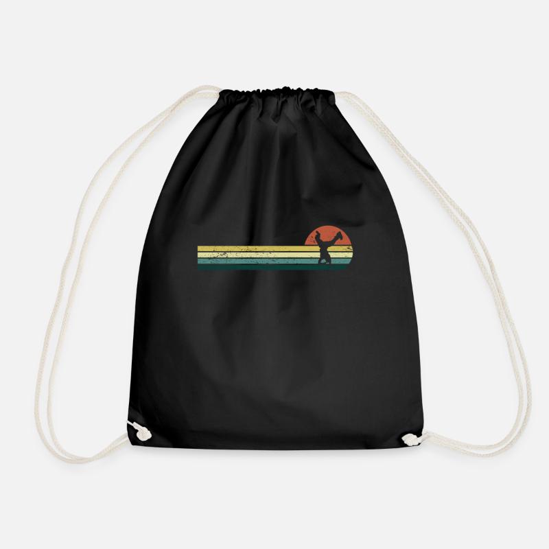 Breakdance Hip Hop Breakdancer Streetdance - Drawstring Bag - black