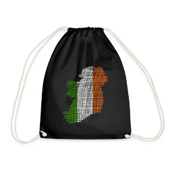 Irland Ireland - Turnbeutel - Schwarz - Vorne
