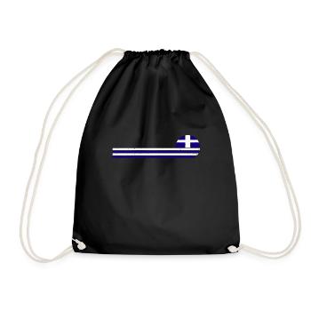 Grèce Drapeau grec Grec - Sac de sport léger - noir - Devant