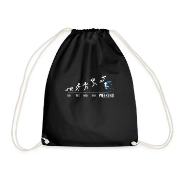 Grèce Vacances Drapeau grec Grec - Sac de sport léger - noir - Devant