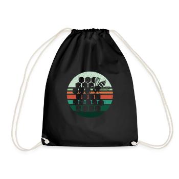 Apiculteur Vintage - Sac de sport léger - noir - Devant