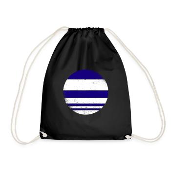 Grèce Drapeau grec Grec - Sac de sport léger - noir - Devant
