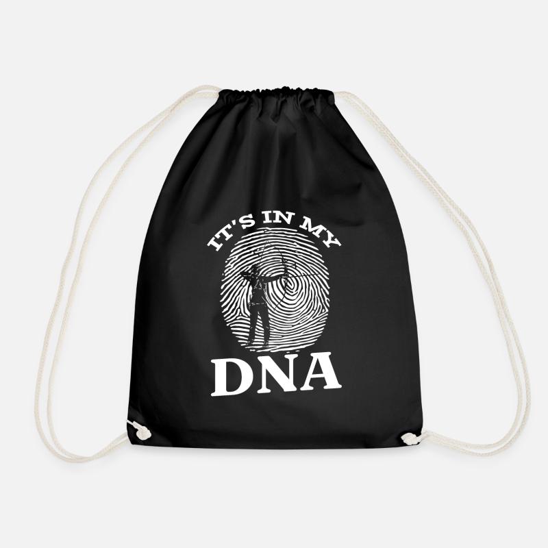 Bogenschießen Bogenschütze Langbogen Zielscheibe - Turnbeutel - Schwarz