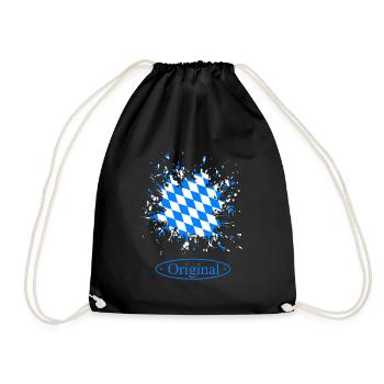 Bavarian Original - Turnbeutel - Schwarz - Vorne