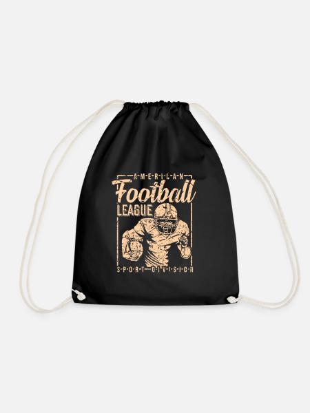 American Football - Turnbeutel - Schwarz