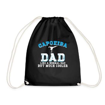 Capoeira dad - Drawstring Bag - black - Front