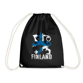 Finlande - Sac de sport léger - noir - Devant