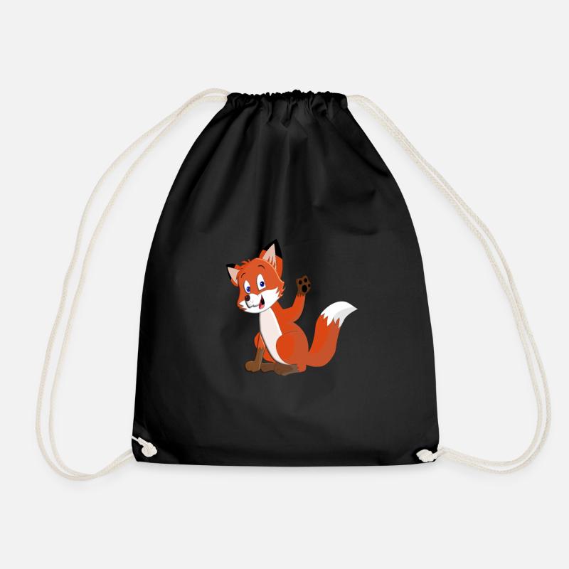 Fuchs - Turnbeutel - Schwarz