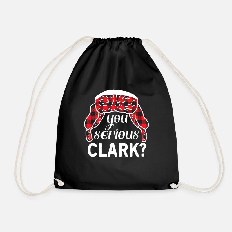 You Serious Clark? Dein Ernst Clark? - Turnbeutel - Schwarz
