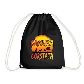 Cane Corso sunset - Drawstring Bag - black - Front