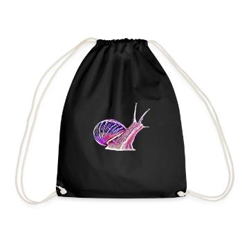 limace - Sac de sport léger - noir - Devant