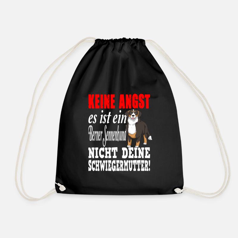Berner Sennenhund Schweizer Hund - Turnbeutel - Schwarz