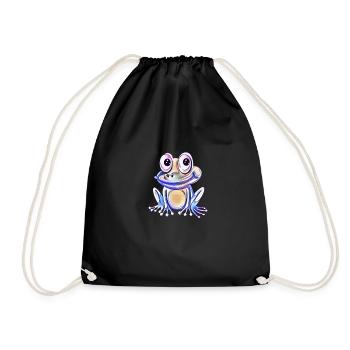 grenouille - Sac de sport léger - noir - Devant