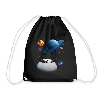Universum - Turnbeutel - Schwarz - Vorne